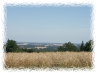 Blick nach Gaußig