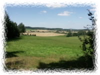 Blick nach Gaußig