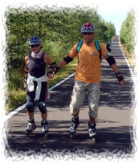 Inline-Skater am Brwalder See