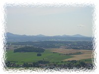 Blick auf das Zittauer Gebirge