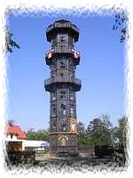 Gusseiserner Turm auf dem Lbauer Berg