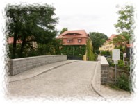 Scharfenbrcke am Fusse der Alten Wasserkunst in Bautzen