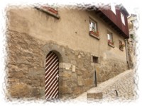 Haus in Bautzen an der ueren Befestigungsmauer