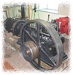 Dampfmaschine im Motorrad-Veteranen- und Technikmuseum