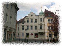 Verziertes Haus in Lbau