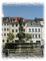 Brunnen in  der Altstadt von Zittau