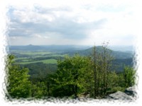 Blick ins Zittauer Gebirge