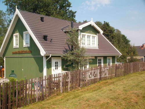 Ferienwohnung im Grnen Holzhaus in Hauswalde