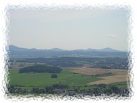 Blick ins Zittauer Gebirge