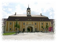 Eingangsportal Barockschloss Rammenau
