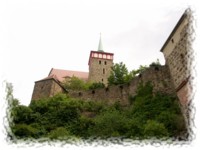Mauern der Ortenburg in Bautzen.